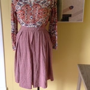 Lularoe Madison xxl pink skirt solid